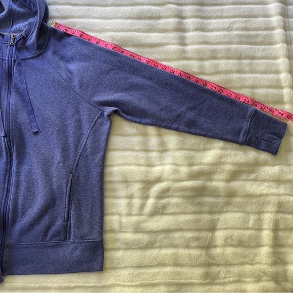 2 Tek Gear Women’s Front Zip Hoodies Sz XL Light Blue and Navy Blue - Picture 9 of 16